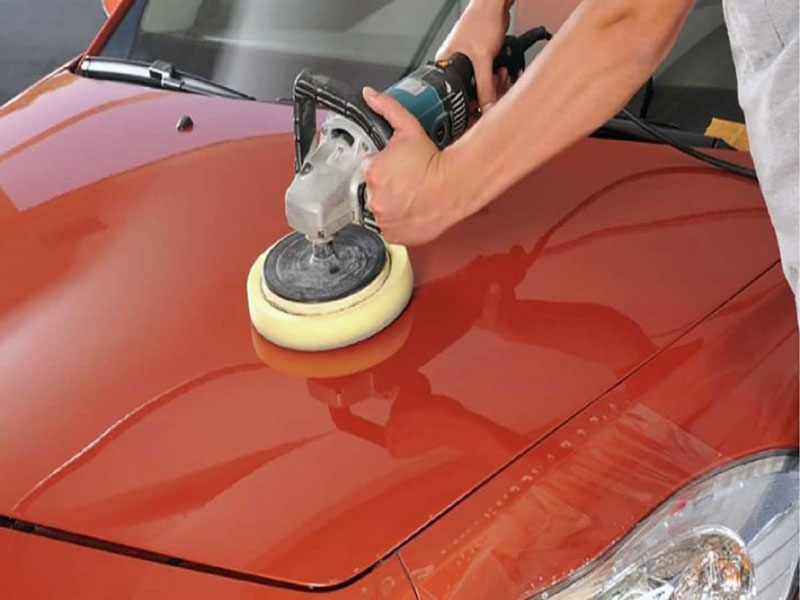 روش های پاک كردن رنگ از روی ماشين : پولیش