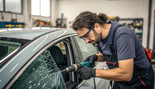 آموزش ترمیم شیشه خودرو