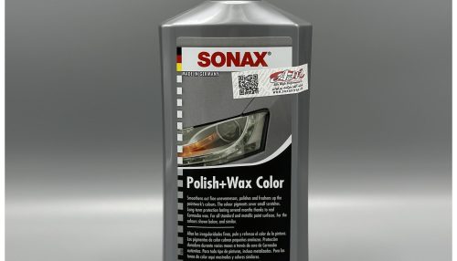 پولیش و واکس رنگی خاکستری سوناکس مدل Polish & Wax Color