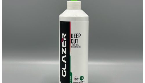 مایع پولیش زبر نیم لیتری گلیزر مدل Glazer deep cut eco series