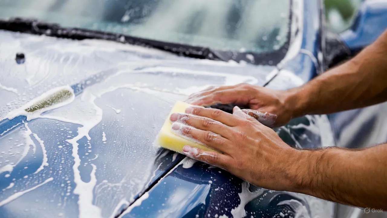 براق کردن رنگ ماشین