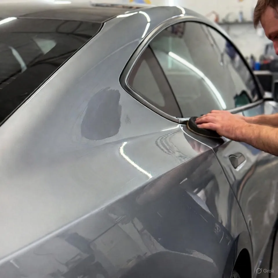 براق کردن رنگ بدنه ماشین