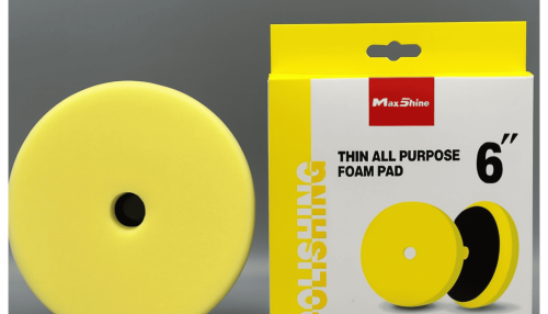 پد پولیش نرم 150 میلی‌متری مکس شاین  MaxShine Thin all purpose Foam Pad Polishing